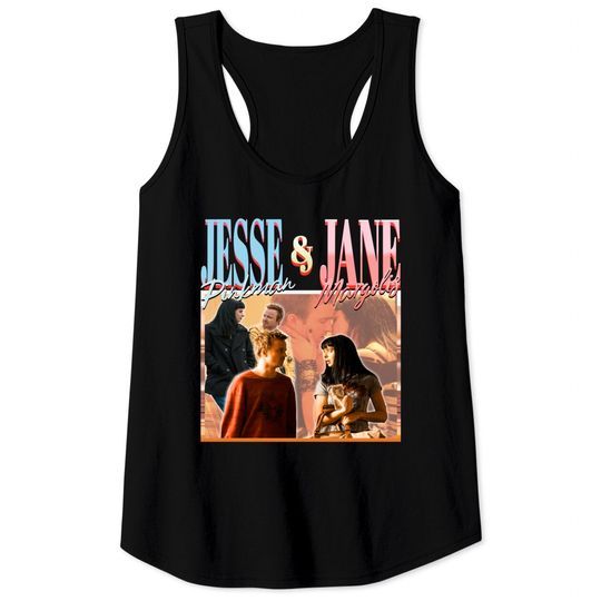 RETRO Jesse Pinkman jane Margolis, Couple Tank Tops,Vintage Jesse Pinkman Tank Tops Retro | Breaking Bad Tank Tops