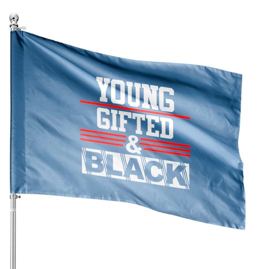Discover Young Gifted & Black Juneteenth History Month House Flags