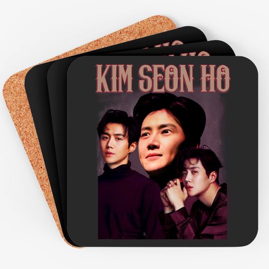 Vintage Kim Seon Ho Coaster Merchandise Bootleg Movie Television Series South Korean Coasters ClassicRetro Graphic Unisex Sweatshirt Hoodie NZ89