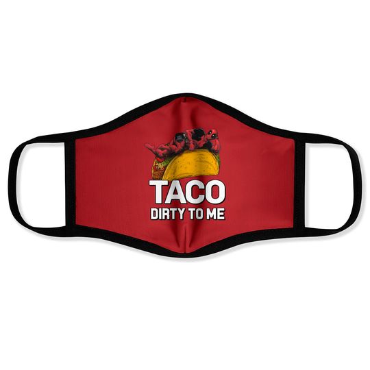 Discover Marvel Deadpool Taco Dirty to Me Racerback Face Masks