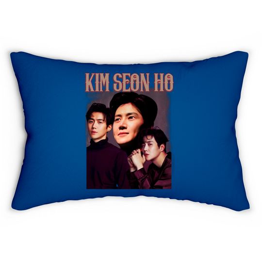 Vintage Kim Seon Ho Lumbar Pillow Merchandise Bootleg Movie Television Series South Korean Lumbar Pillows ClassicRetro Graphic Unisex Sweatshirt Hoodie NZ89