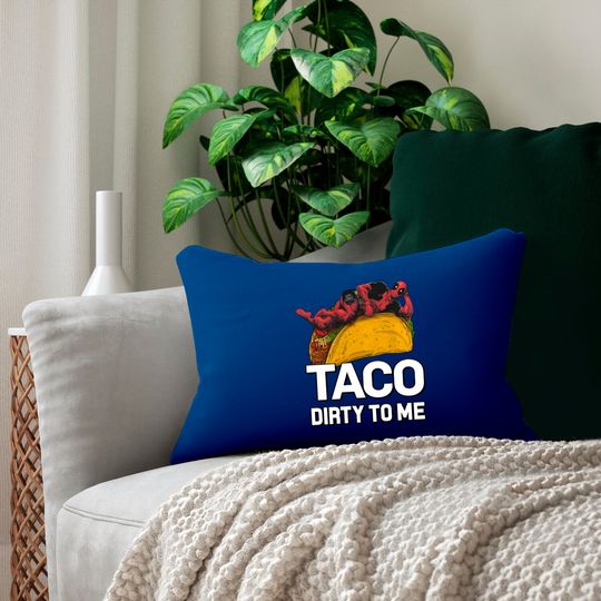 Marvel Deadpool Taco Dirty to Me Racerback Lumbar Pillows
