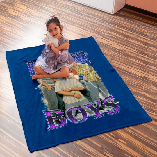 Backstreet Boys Baby Blankets, Vintage 90s Music Baby Blankets