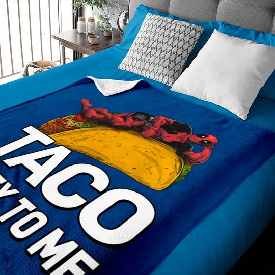 Marvel Deadpool Taco Dirty to Me Racerback Baby Blankets