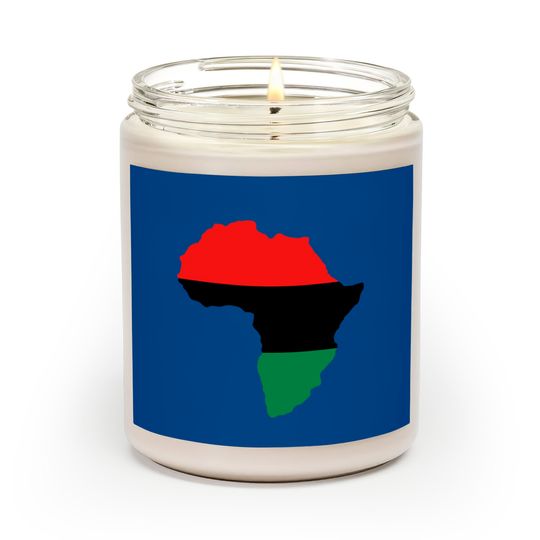 Discover Red, Black & Green Africa Flag Scented Candles