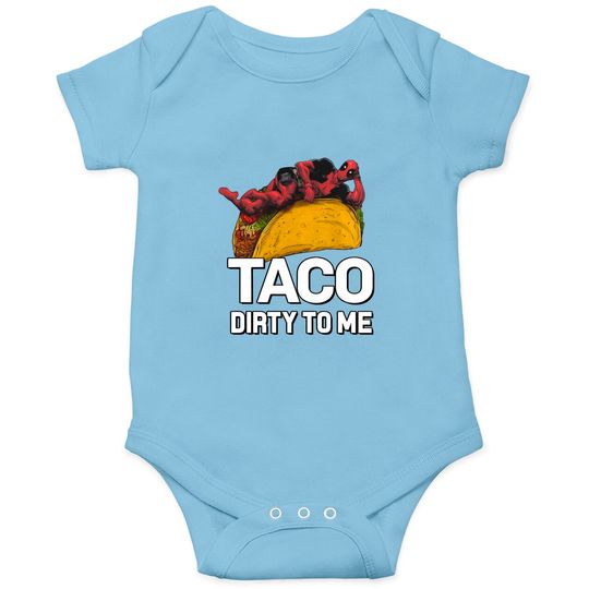 Marvel Deadpool Taco Dirty to Me Racerback Onesies