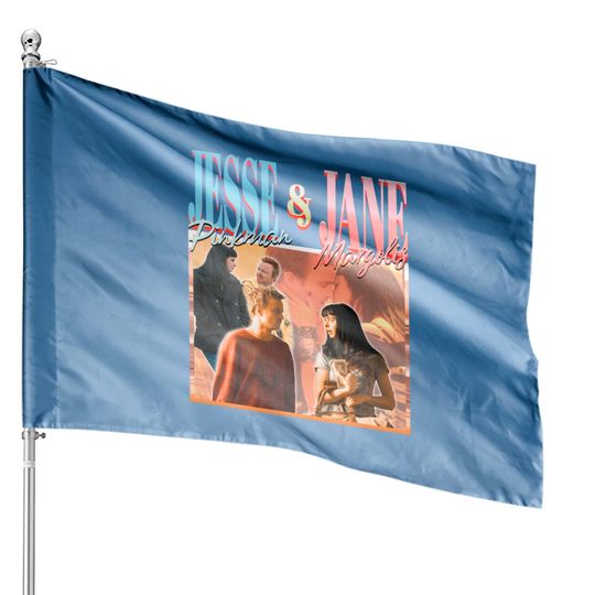 RETRO Jesse Pinkman jane Margolis, Couple House Flags,Vintage Jesse Pinkman House Flags Retro | Breaking Bad House Flags