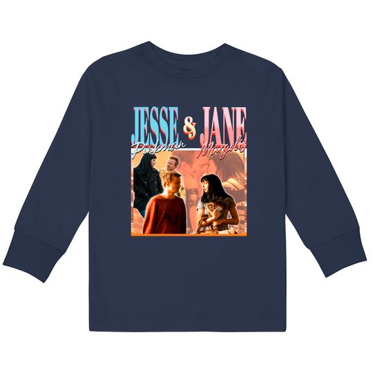 RETRO Jesse Pinkman jane Margolis, Couple  Kids Long Sleeve T-Shirts,Vintage Jesse Pinkman  Kids Long Sleeve T-Shirts Retro | Breaking Bad  Kids Long Sleeve T-Shirts