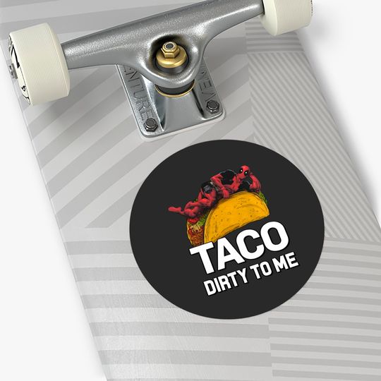 Marvel Deadpool Taco Dirty to Me Racerback Stickers