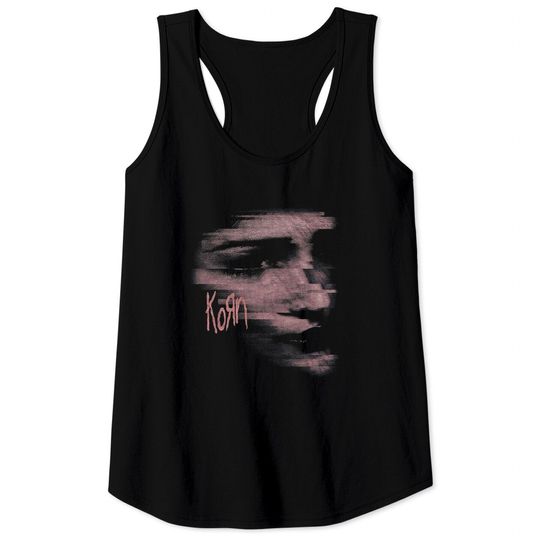 Korn Chopped Face Band Logo Tank Tops