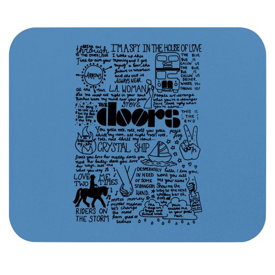 Discover The Doors Mouse Pad, The Doors Mouse Pads, The Doors, The Doors Unisex, The Doors Clothing