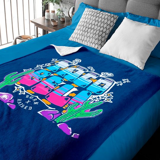 Taco Bell Born X Raised Unisex Baby Blankets, Taco Bell Born X Raised Baby Blanket
