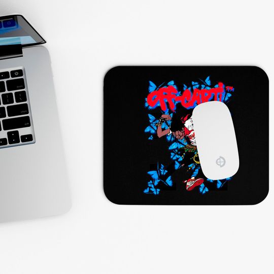 Playboi Carti Butterfly Mouse Pads