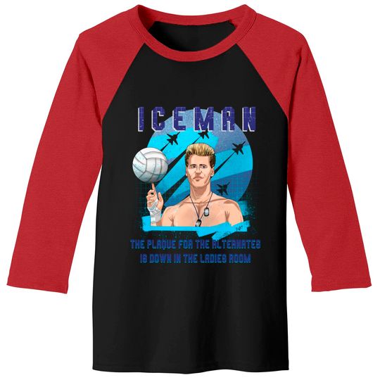 Iceman - Top Gun Volleyball - Baseball Tees