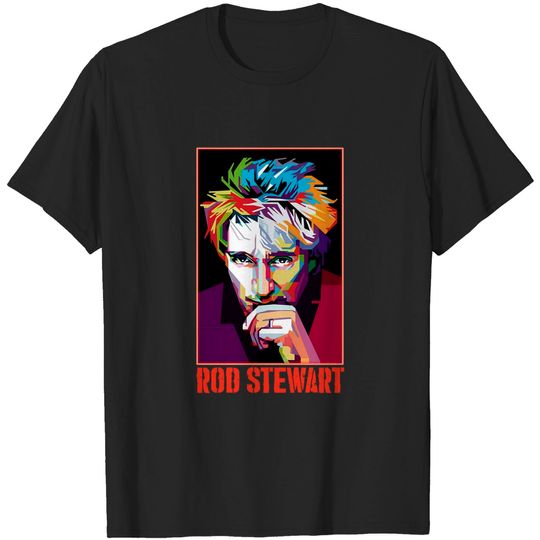 Rod Stewart Art T-Shirt Rod Stewart Shirt Fan Gifts, Rod Stewart Vintage Shirt, Rod Stewart Graphic Tee