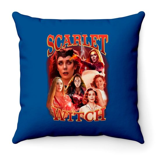Discover Scarlet Witch Throw Pillows
