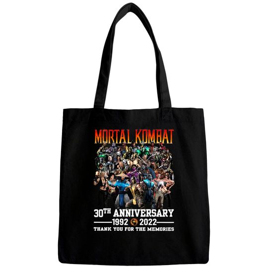 Mortal Kombat 30th Anniversary 1992-2022 Bags, Mortal Kombat Shirt Fan Gifts, Mortal Kombat Movie Shirt