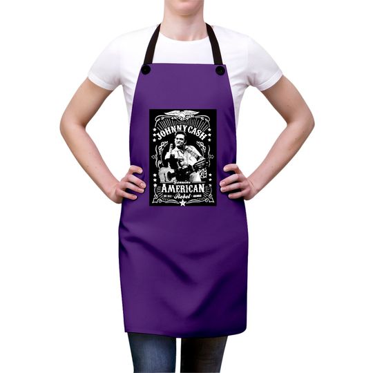 Classic johnny cash Aprons