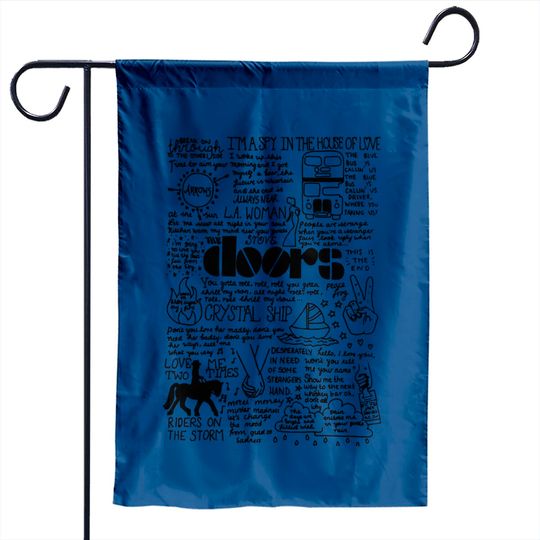 Discover The Doors Garden Flag, The Doors Garden Flags, The Doors, The Doors Unisex, The Doors Clothing