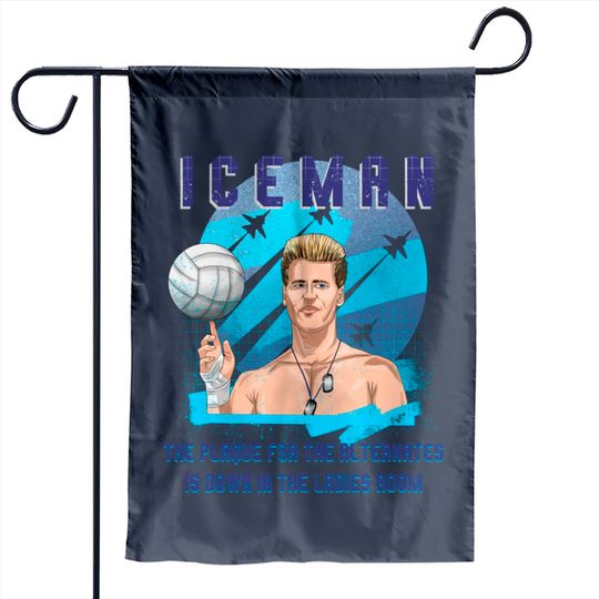 Iceman - Top Gun Volleyball - Garden Flags
