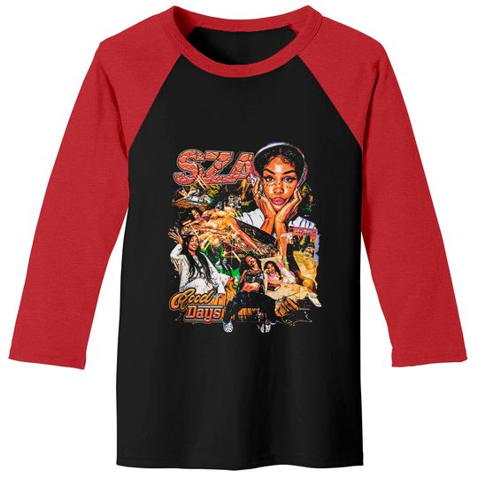 SZA Shirt, SZA Printed Graphic Tee, Sza Good Days Baseball Tees, RAP Hip-hop Baseball Tees, Vintage shirt