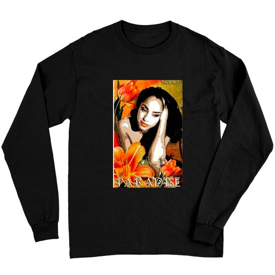 Sade ADU Paradise Long Sleeves Unisex Gift Men Women, SADE ADU Shirt, Sade Shirt, Sade in Denim Shirt, Sade 80s Shirt