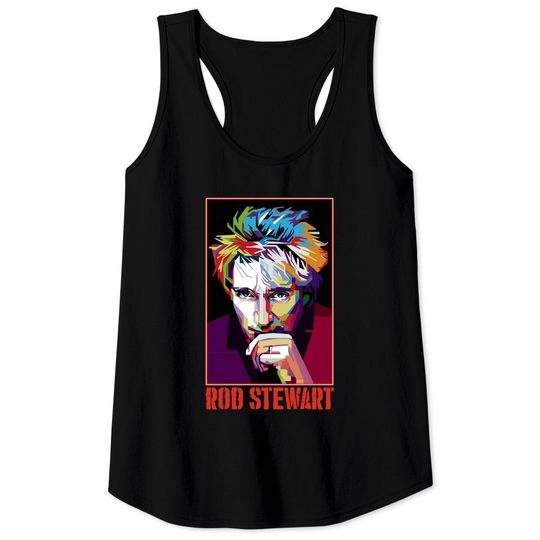 Rod Stewart Art Tank Tops Rod Stewart Shirt Fan Gifts, Rod Stewart Vintage Shirt, Rod Stewart Graphic Tee