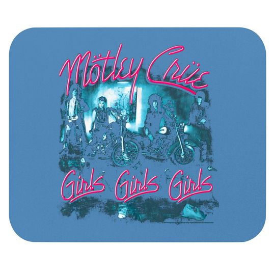 Discover Motley Crue Girls Girls Girls Mouse Pads Album Cover Rock Band Concert Merch, Motley Crue Mouse Pad
