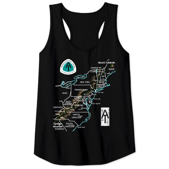 Appalachian Trail Hiking Map