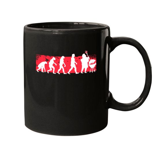 Grill Evolution BBQ Grilling Meat Gift For Dad Mugs