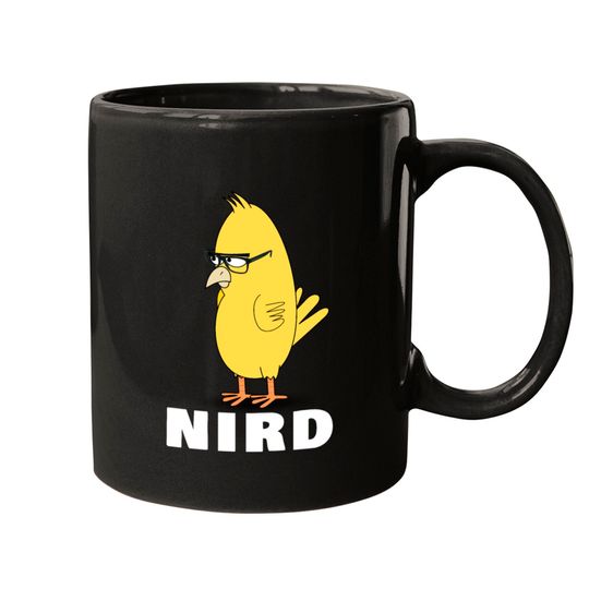 Nird Bird Nerd Funny Nerd Mugs