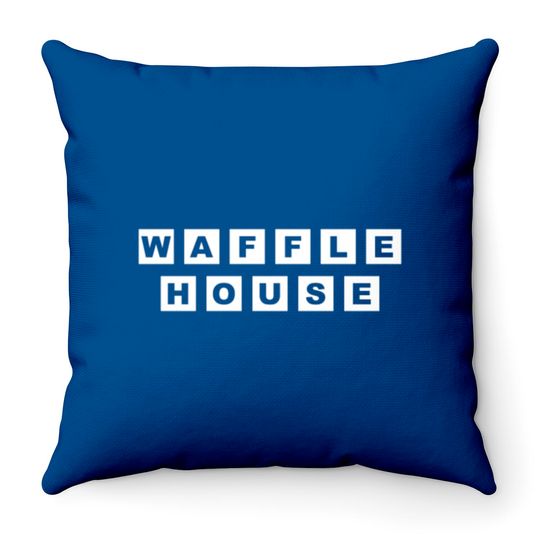 Waffle HouseT-Throw Pillows