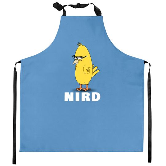 Nird Bird Nerd Funny Nerd Kitchen Aprons