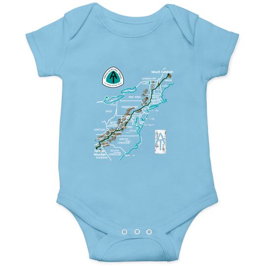 Appalachian Trail Hiking Map