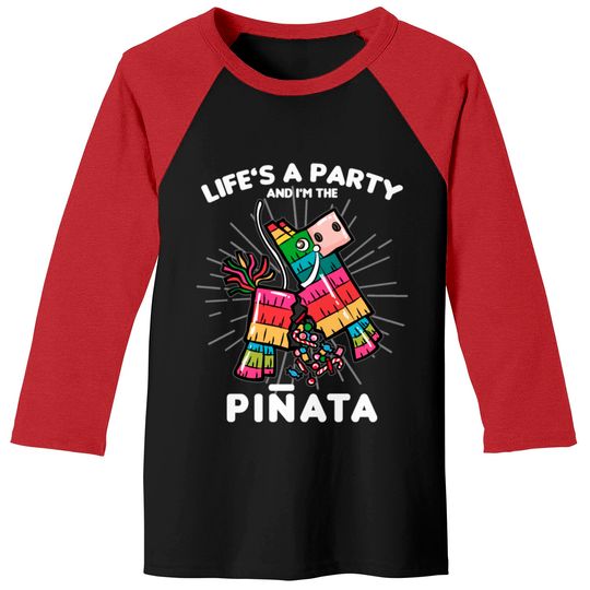 LIFE IS A PARTY AND I AM THE PINATA BDSM SUB SLAVE Baseball Tees