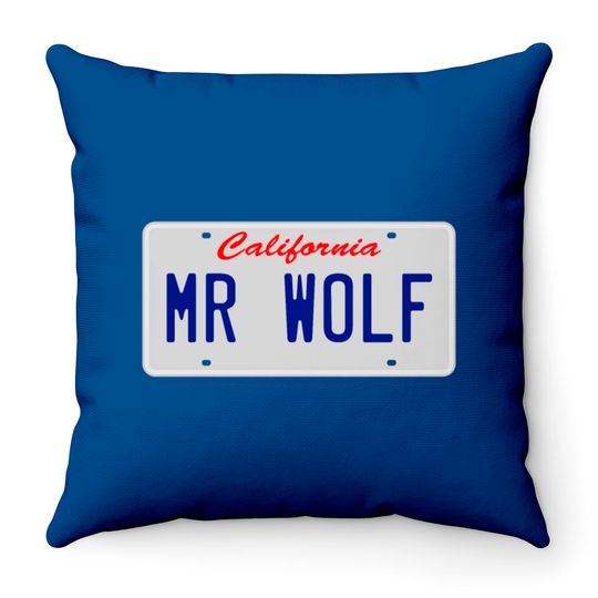 Mr. Wolf - Pulp Fiction Throw Pillows