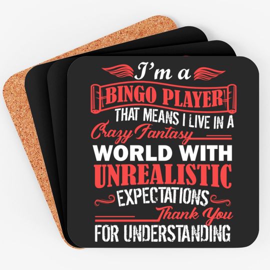 Discover Bingo Player Coasters