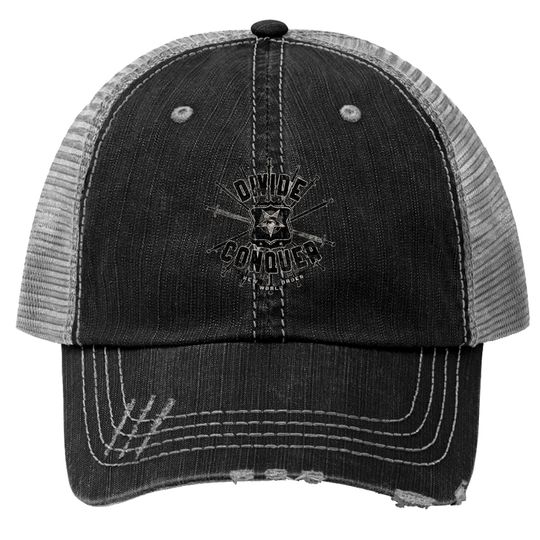 Discover Divide and Conquer Trucker Hats