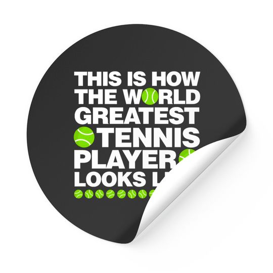 Discover This is How The World Greatest Tennis Player Look Stickers
