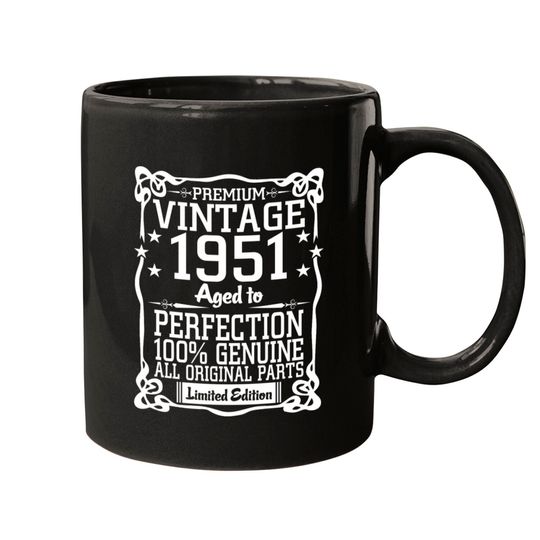 Premium Vintage 1951 Aged To Perfection 100% Genui