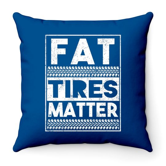 Discover Drag Racing Fat Tires Matter Throw Pillows