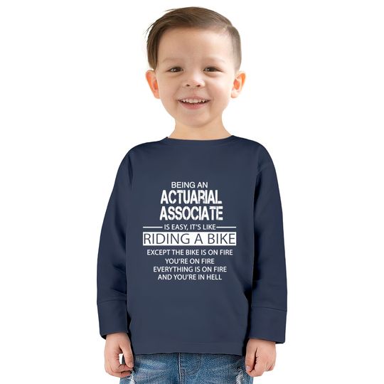 Actuarial Associate  Kids Long Sleeve T-Shirts