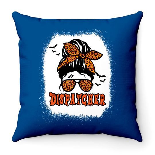 Bleached Dispatcher Messy Bun Hair Halloween