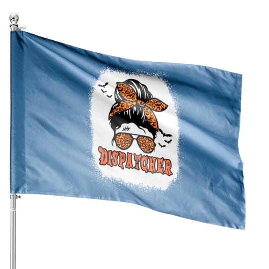 Bleached Dispatcher Messy Bun Hair Halloween