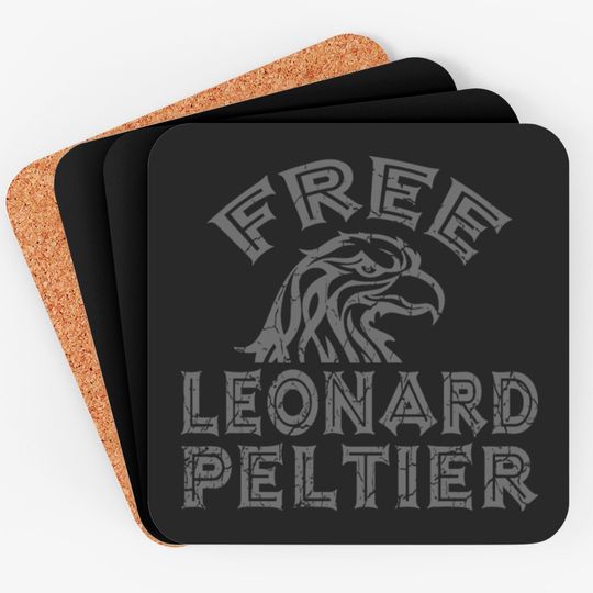 FREE LEONARD PELTIER EAGLE NATIVES grau used look