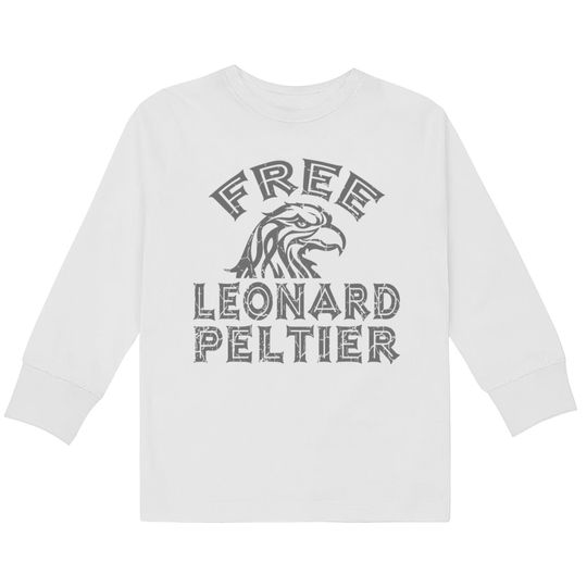 FREE LEONARD PELTIER EAGLE NATIVES grau used look