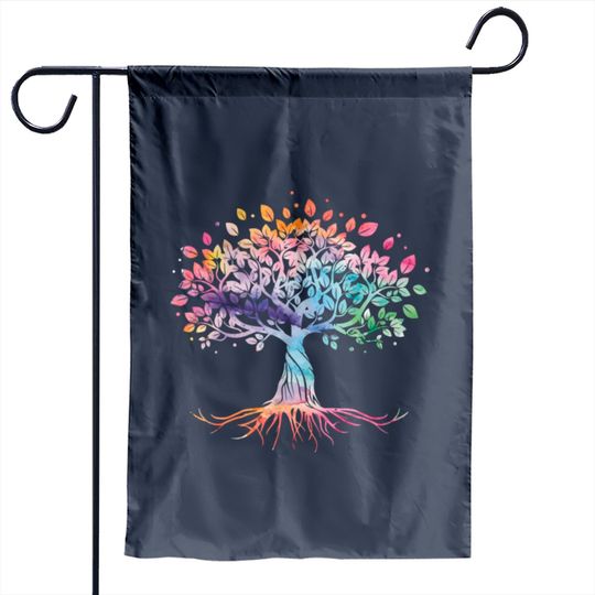 Colorful Life Is Really Good Vintage Unique Tree