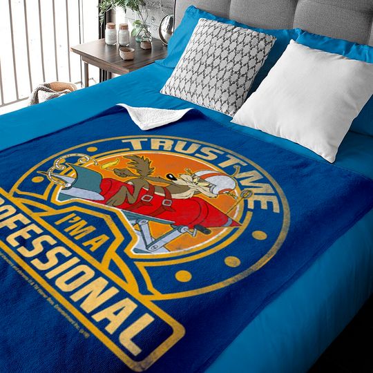 Wile E Coyote Trust Me I m A Professional Baby Blankets