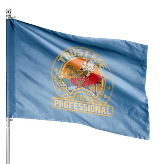 Wile E Coyote Trust Me I m A Professional House Flags