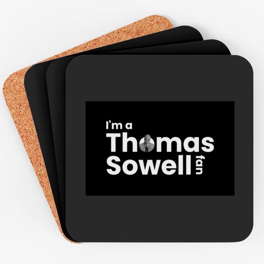 Thomas Sowell Fan Coasters